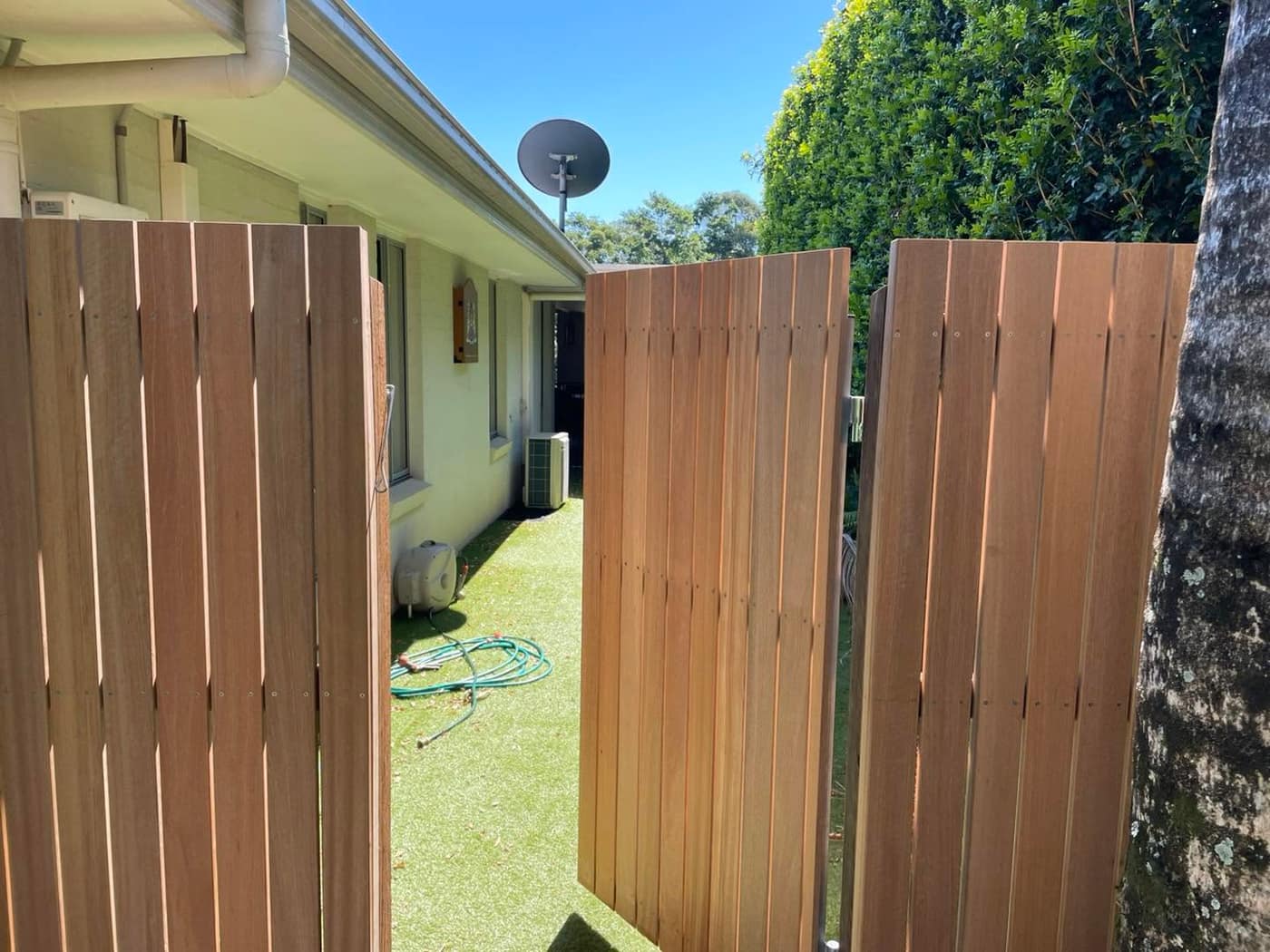 Hardwood Side Gates — Pair
